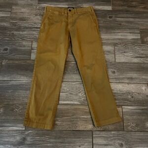 Express Mens Classic Garment Dyed‎ Stretch Chinos Pants Tan Size 28x28